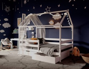 Кровать-домик 80*190 Белый в Елабуге - elabuga.mebel24.online | фото