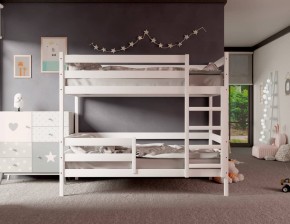 Кровать двухъярусная без крыши 80*160 Белый в Елабуге - elabuga.mebel24.online | фото 2