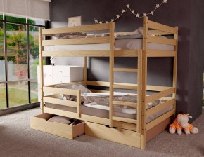 Кровать двухъярусная без крыши 80*190 без покраски в Елабуге - elabuga.mebel24.online | фото