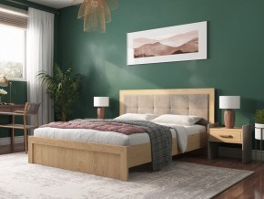 Кровать интерьерная Светлана 1 (Дуб золотой/Paris 03) в Елабуге - elabuga.mebel24.online | фото