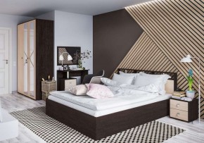 Кровать Ненси-2 1.6 Настил из ЛДСП венге/дуб молочный в Елабуге - elabuga.mebel24.online | фото 2