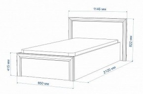 Кровать односпальная Нобиле Кр-90 в Елабуге - elabuga.mebel24.online | фото 2