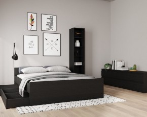 Кровать ОРИОН двухспальная с ортопедическим основанием 180х200, цвет Дуб Венге в Елабуге - elabuga.mebel24.online | фото 3
