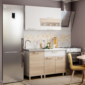 Кухня Айсбери 1.2 м (Белый/Дуб Сонома) в Елабуге - elabuga.mebel24.online | фото