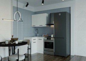 Кухонный гарнитур Белый Глянец 1000*1000 (Стол. 38мм) в Елабуге - elabuga.mebel24.online | фото