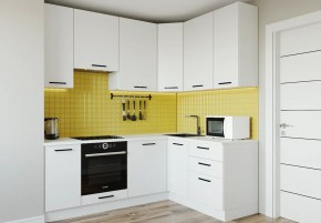 Кухонный гарнитур Белый Глянец 2200*1600 h950 (Стол. 38мм) в Елабуге - elabuga.mebel24.online | фото