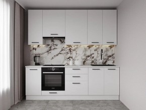 Кухонный гарнитур Белый Глянец 2400 h950 (Стол. 26мм) в Елабуге - elabuga.mebel24.online | фото 1