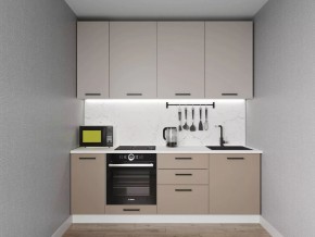 Кухонный гарнитур Каппучино 2200 h950 (Стол. 38мм) в Елабуге - elabuga.mebel24.online | фото