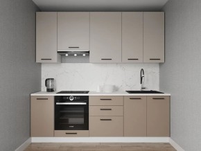 Кухонный гарнитур Каппучино 2400 h950 (Стол. 26мм) в Елабуге - elabuga.mebel24.online | фото