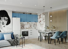 Кухонный гарнитур Капри 2550 (Стол. 26мм) в Елабуге - elabuga.mebel24.online | фото