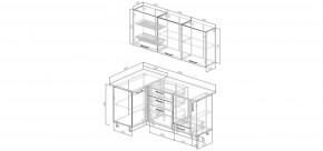 Кухонный гарнитур Меренга 1000*1800 (Стол. 26мм) в Елабуге - elabuga.mebel24.online | фото 2