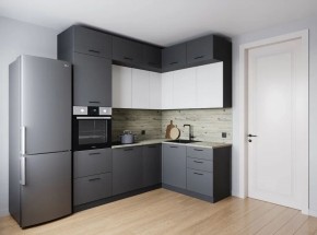 Кухонный гарнитур Меренга 2200*1700 (Стол. 38мм) в Елабуге - elabuga.mebel24.online | фото