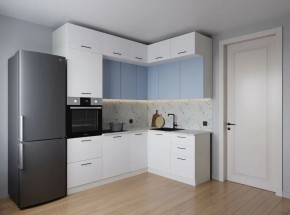 Кухонный гарнитур угловой Капри 2200*1700 (Стол. 38мм) в Елабуге - elabuga.mebel24.online | фото