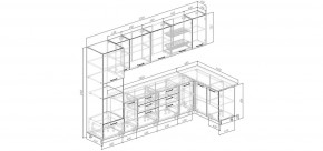 Кухонный гарнитур угловой Капри 3200х1400 (Стол. 26мм) в Елабуге - elabuga.mebel24.online | фото 2