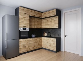 Кухонный гарнитур угловой Крафт 2200*1700 (Стол. 26мм) в Елабуге - elabuga.mebel24.online | фото