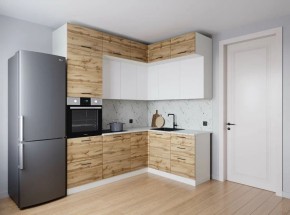 Кухонный гарнитур угловой Лада 2200*1700 (Стол. 26мм) в Елабуге - elabuga.mebel24.online | фото 1