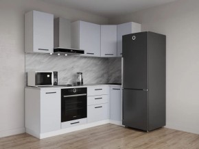 Кухонный гарнитур угловой Смоки 2200*1000 (Стол. 38 мм) в Елабуге - elabuga.mebel24.online | фото 1