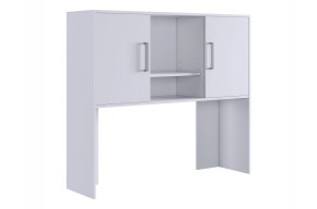 ЛАЙТ 2 Надстройка стола компьютерного (1200) белый в Елабуге - elabuga.mebel24.online | фото