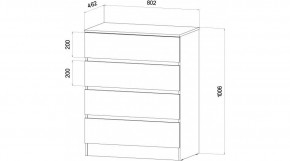 ЛЕНОРА Спальный гарнитур (модульный) графит в Елабуге - elabuga.mebel24.online | фото 3