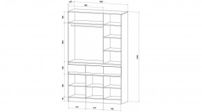 ЛЕНОРА Спальный гарнитур (модульный) кашемир в Елабуге - elabuga.mebel24.online | фото 9