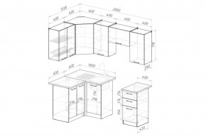 ЛИОРА Кухонный гарнитур Оптима 5 (1200*2000 мм) в Елабуге - elabuga.mebel24.online | фото 2