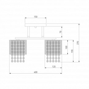 Люстра на штанге Eurosvet Bonnie 30137/3 золото в Елабуге - elabuga.mebel24.online | фото 4