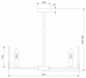 Люстра на штанге Eurosvet Marble 60158/5 латунь в Елабуге - elabuga.mebel24.online | фото 3