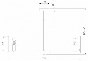 Люстра на штанге Eurosvet Marble 60158/7 латунь в Елабуге - elabuga.mebel24.online | фото 2