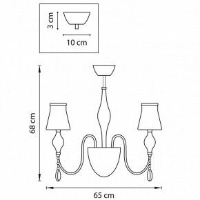 Люстра на штанге Lightstar Escica 806050 в Елабуге - elabuga.mebel24.online | фото 6