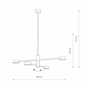 Люстра на штанге Nowodvorski Orbit 7941 в Елабуге - elabuga.mebel24.online | фото 2