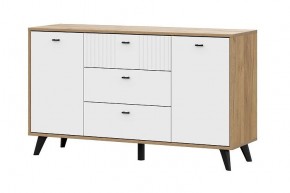 МИЛАН Гостиная (Дуб Золотой/Белый Матовый) модульная в Елабуге - elabuga.mebel24.online | фото 14