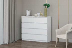 МС "Хилтон" Комод №3 1200 (8 ящ.) белый текстурный в Елабуге - elabuga.mebel24.online | фото