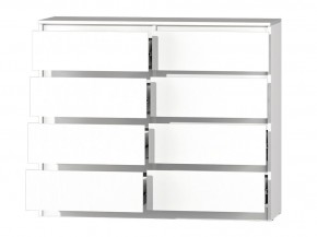 МС "Хилтон" Комод №3 1200 (8 ящ.) белый текстурный в Елабуге - elabuga.mebel24.online | фото 3