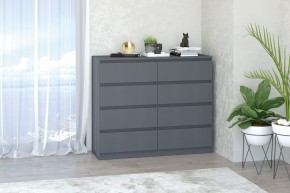 МС "Хилтон" Комод №3 1200 (8 ящ.) графит в Елабуге - elabuga.mebel24.online | фото