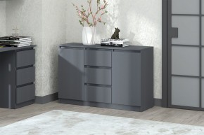 МС "Хилтон" Комод №4 1200 (графит) в Елабуге - elabuga.mebel24.online | фото