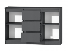 МС "Хилтон" Комод №4 1200 (графит) в Елабуге - elabuga.mebel24.online | фото 3