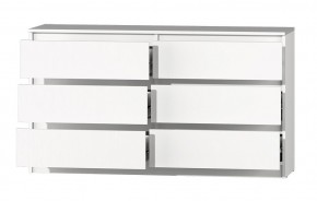 МС "Хилтон" Комод №5 1400 (6 ящ.) белый текстурный в Елабуге - elabuga.mebel24.online | фото 3