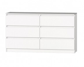 МС "Хилтон" Комод №5 1400 (6 ящ.) Белый текстурный в Елабуге - elabuga.mebel24.online | фото