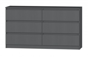 МС "Хилтон" Комод №5 1400 (6 ящ.) графит в Елабуге - elabuga.mebel24.online | фото 2