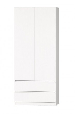МС "Хилтон" Шкаф №3 900 (Белый текстурный) в Елабуге - elabuga.mebel24.online | фото
