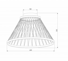 Накладной светильник Eurosvet Cesta 40019/1 LED коричневый в Елабуге - elabuga.mebel24.online | фото 4