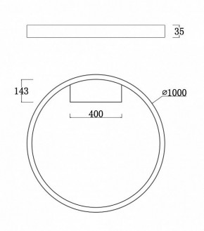 Накладной светильник Maytoni Rim MOD058CL-L65B4K в Елабуге - elabuga.mebel24.online | фото 3