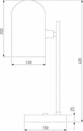 Настольная лампа декоративная Eurosvet Bambola 01164/1 латунь в Елабуге - elabuga.mebel24.online | фото 2