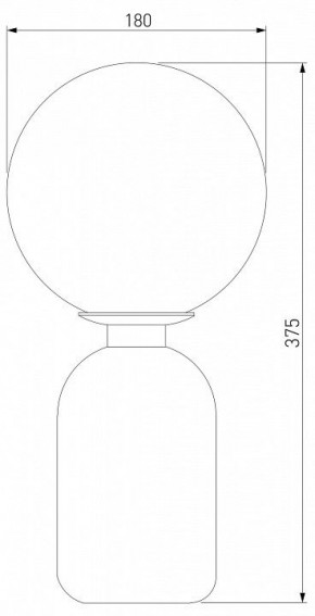 Настольная лампа декоративная Eurosvet Bubble 01197/1 белый в Елабуге - elabuga.mebel24.online | фото 2