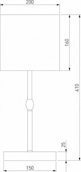 Настольная лампа декоративная Eurosvet Notturno 01162/1 черный в Елабуге - elabuga.mebel24.online | фото 4