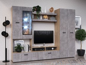 Нэнси New Полка (ЛДСП) Бетон светлый/Сонома в Елабуге - elabuga.mebel24.online | фото 2