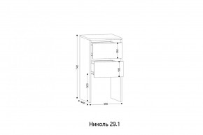 НИКОЛЬ 25 Шкаф 5-ти створчатый в Елабуге - elabuga.mebel24.online | фото 7