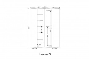 НИКОЛЬ 27 Шкаф угловой в Елабуге - elabuga.mebel24.online | фото 2