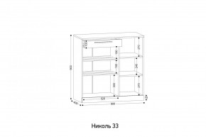 НИКОЛЬ 33 Тумба для обуви в Елабуге - elabuga.mebel24.online | фото 2