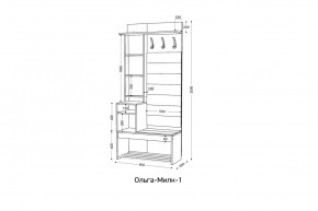 ОЛЬГА-МИЛК Прихожая (модульная) в Елабуге - elabuga.mebel24.online | фото 2